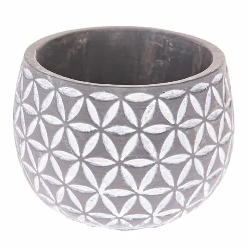 Betónový obal na kvetináč Canarias, 15,5 x 11 cm