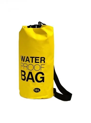 Vodotesný vak Dry Bag 10 l, Sivá