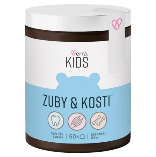 VERRA KIDS Zuby a Kosti 60 želatínových medvedíkov