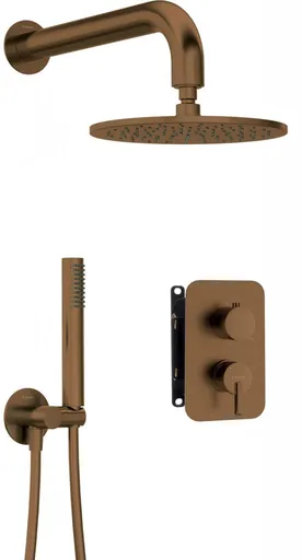 DEANTE DEANTE - Silia Concealed BOX, batéria Podomietkový sprchový set, s batériou BOX - so sprchovou hlavicou BXYYCQSM