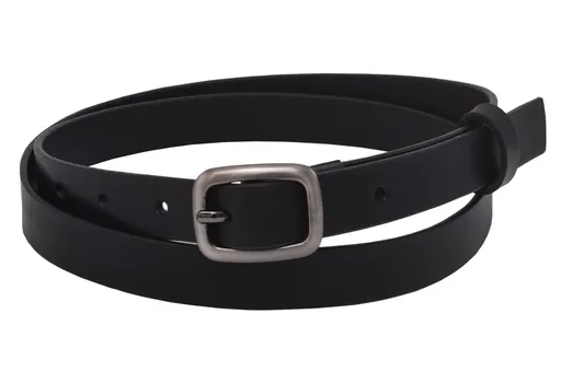 Kožený dámsky opasok 722-20-31 čierny pracka Jolana