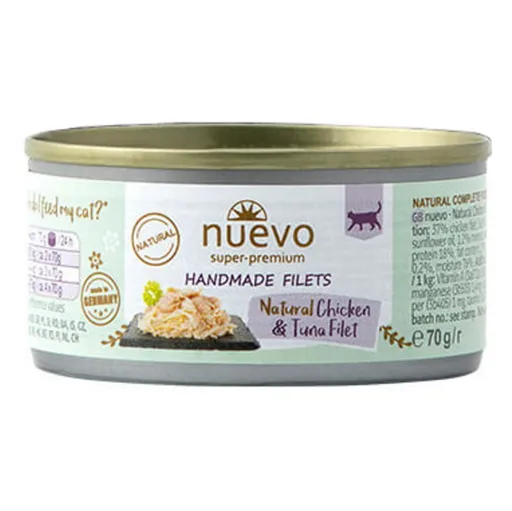 NUEVO Handmade kura s tuniakom konzerva pre mačky 70 g