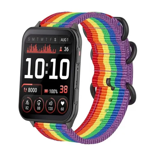 NYLON Vymeniteľný remienok pre Garmin Venu X1 COLORFUL