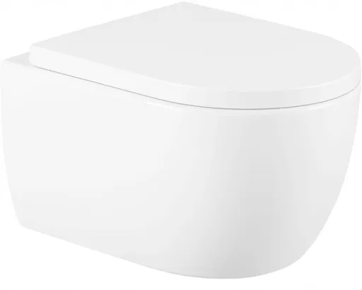 MEXEN/S - Carmen Závesná WC misa vrátane sedátka, duroplast, biela 30880200