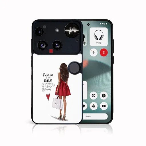 MY ART Ochranný kryt pre Nothing Phone (3) RED DRESS (137)