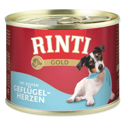 Rinti Gold hydinové srdiečka 185 g