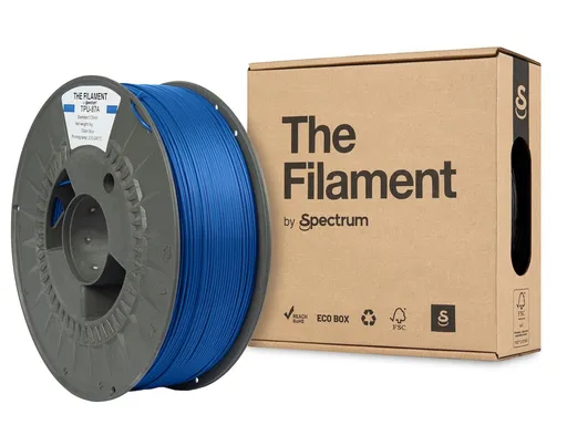 "The Filament" by Spectrum TF-24130, TPU-87A, 1.75mm, BLUE, 1kg
