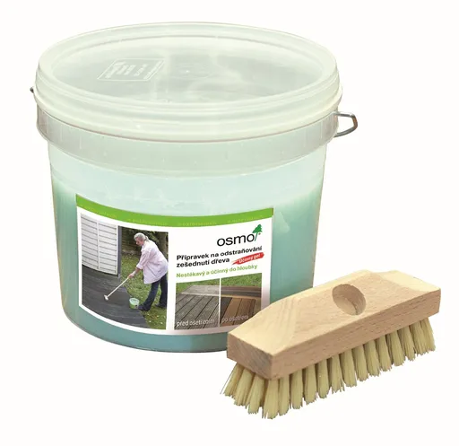 OSMO Odšeďovač dreva GEL - oživenie a čistenie zašednutého dreva bezfarebný 0,5 l