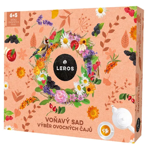 LEROS Voňavý sad výber ovocných čajov 6 x 5 sáčkov, poškodený obal