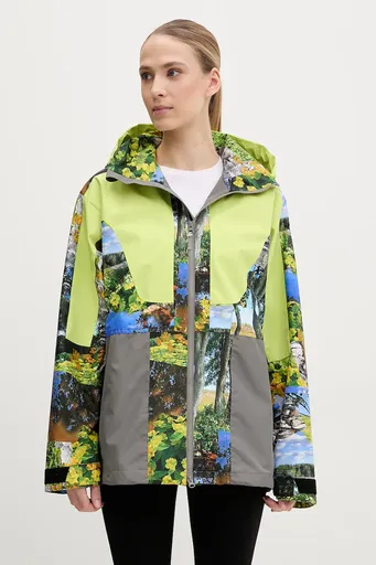 Nepremokavá bunda adidas by Stella McCartney TrueNature Earth Collage