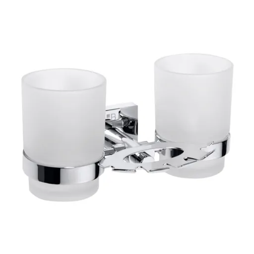 Bemeta Beta držiak kefiek vrátane poháre chróm 132110042