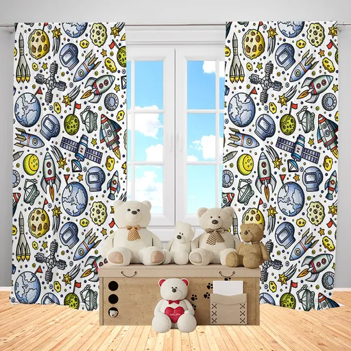 Závesy Space (Rozmer: 140x250, Materiál: Blackout)