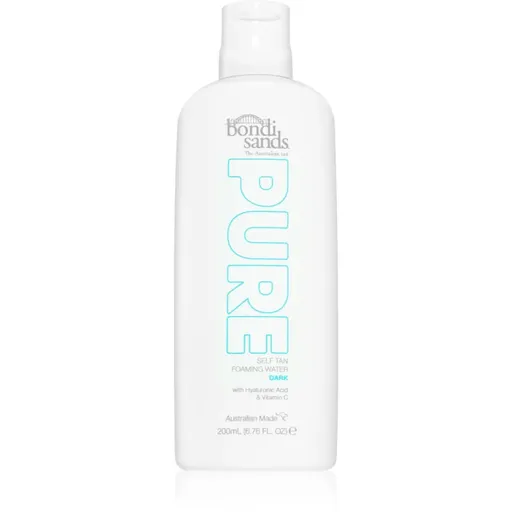 Bondi Sands Pure Self Tan Foaming Water Dark samoopaľovacia pena s hydratačným účinkom 200 ml