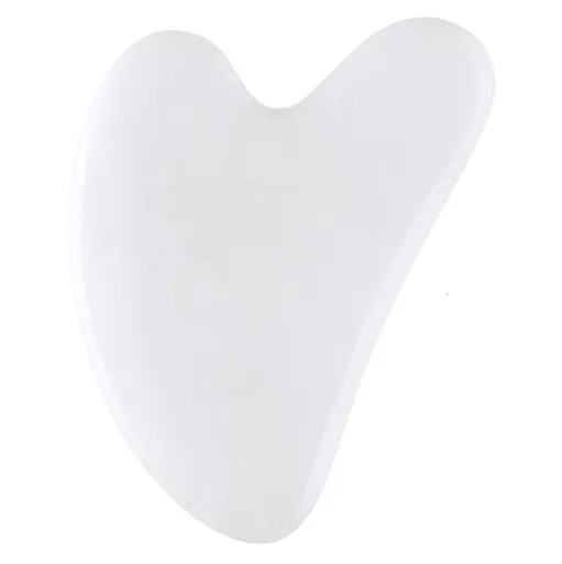 PALSAR7 Masážna doštička Guasha (biely jadeit)