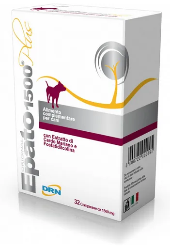 Epato plus 1500mg proti stresu a poruchám pečene pre psy 32 tabliet