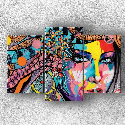 Foto na plátne Indiánka art 75x50 cm