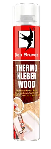 THERMO KLEBER WOOD - Polyuretánové lepidlo na drevostavby žltá 750 ml