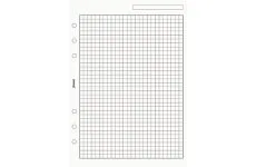 Filofax A5 štvorčekový papier 25 listov
