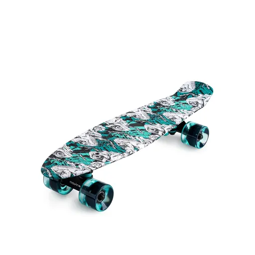 Pennyboard MOVINO Chameleon (DoublePrint) so svietiacimi LED kolieskami, 56cm