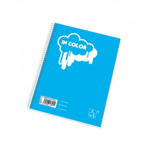 Blok A5 linka Kolégia bočná špirála dierovanie 50 listov 15054/3 bielený