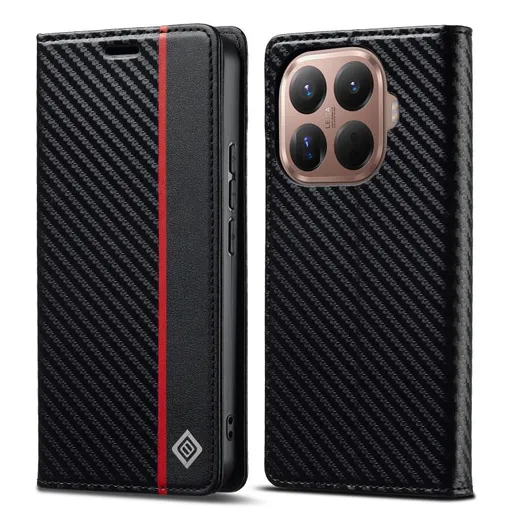 IMEEKE CARBON Peňaženkový obal pre Xiaomi 15T Pro