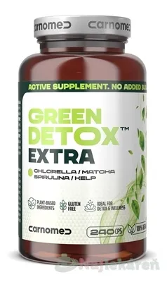 CarnoMed GREEN DETOX EXTRA 240 kapsúl