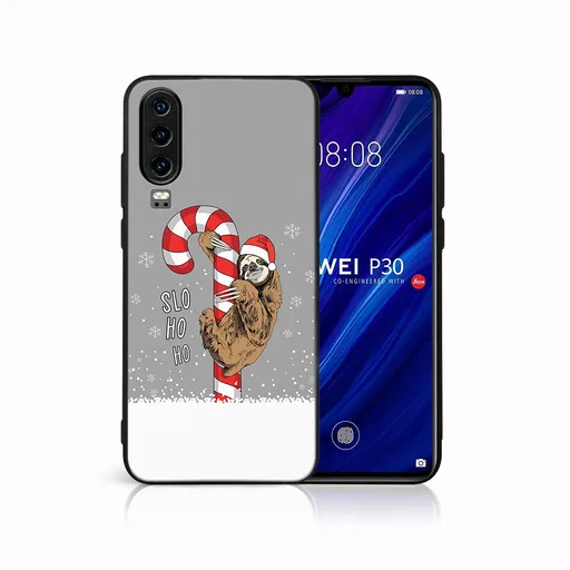 MY ART Obal s vianočným dizajnom Huawei P30 CANDY (076)