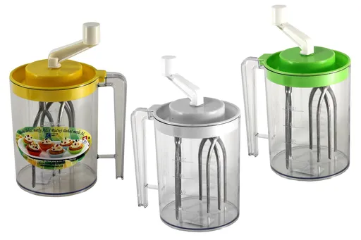 PETRA PLAST - Šľahač ručný AL metly 1L, rôzne farby