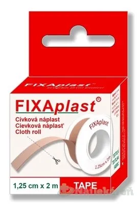 FIXAplast Cievková náplasť textilná (1,25cmx2m) 1ks