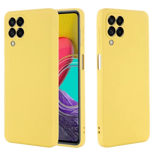 RUBBER Ochranný kryt pre Samsung Galaxy M33 5G žltý
