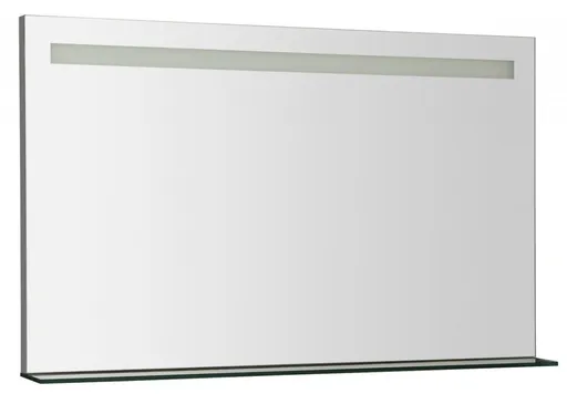 SAPHO - BRETO zrkadlo  s LED osvetlením a policou 100x60,8cm BT100