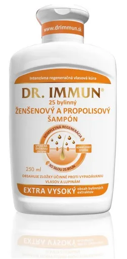 DR. IMMUN Ženšeňový a propolisový šampón 25 bylinný 250ml