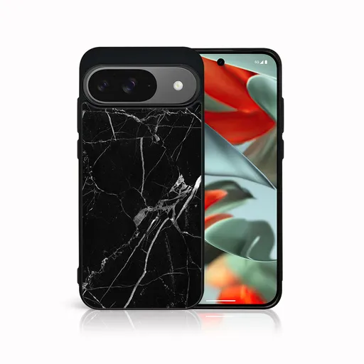 MY ART Ochranný kryt pre Google Pixel 9 BLACK MARBLE (142)