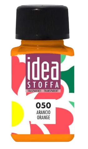 MAIMERI IDEA STOFFA - Farby na textil 050 - orange, 60 ml