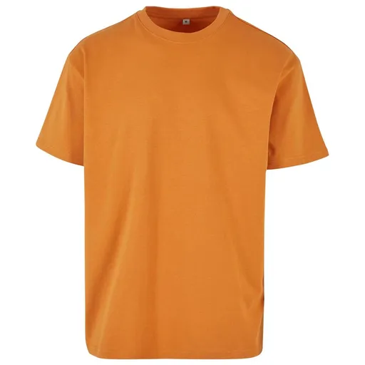 Build Your Brand Pánske tričko Heavy Oversize Tee - Oranžová | XL