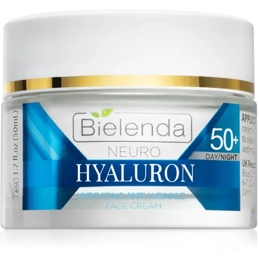 Bielenda Neuro Hyaluron hydratačný pleťový krém na deň aj noc 50+ 50 ml