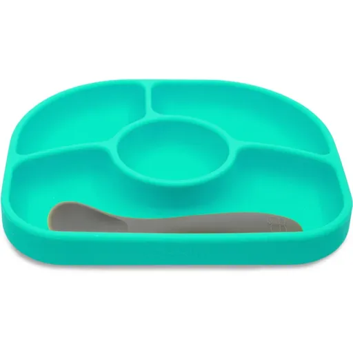 BBLÜV Yümi delený tanier Aqua 1 ks