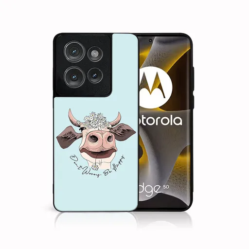 MY ART Ochranný kryt pre Motorola Edge 50 HAPPY COW (181)