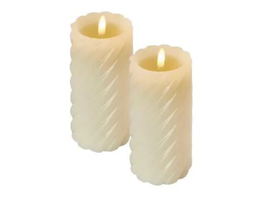 Vosková LED sviečka EMOS DCCV17sada 2ks