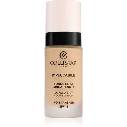 Collistar Impeccabile Long Wear Foundation dlhotrvajúci make-up SPF 15 2R Rosy Beige 30 ml
