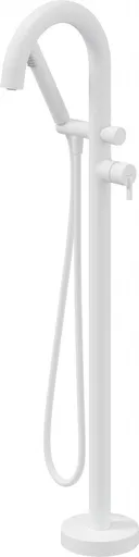 DEANTE - Silia biela Vaňová batéria, voľne stojaca, so sprchovacím setom BQS_A17N