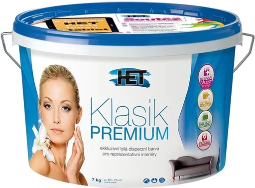 KLASIK PREMIUM Farba pre reprezentatívne priestory biela 7 kg
