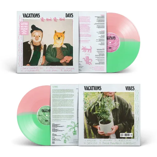 Vacations - Days/Vibes (Pink/Green) LP