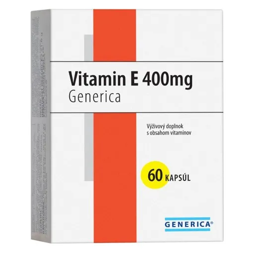 Generica Vitamín E 400 I.U. 60 kapsúl