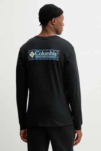 Bavlnené tričko s dlhým rukávom Columbia Explorers Canyon