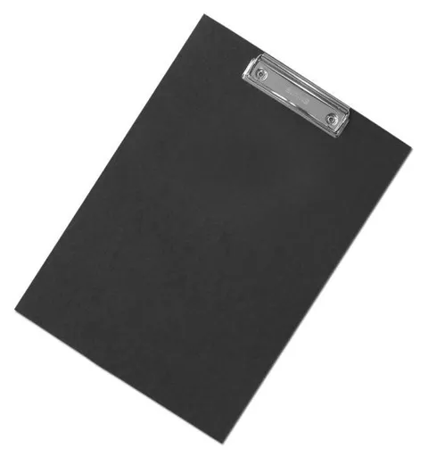 Písacia podložka A4 jednodoska lamino čierna