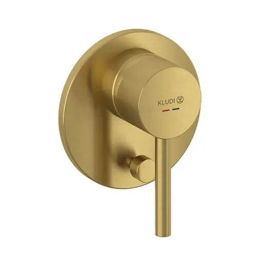 Kludi Bozz sprchová a vaňová batéria bez podomietkového telesa brúsené zlato 38716N076