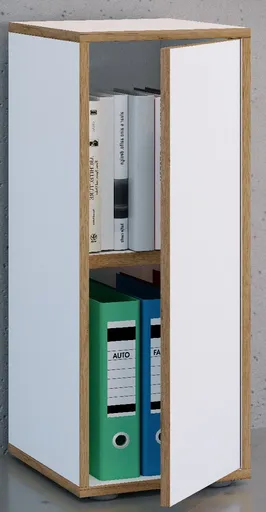 VCM 2dílná kancelářská skříň „Salia“ B30, bílá