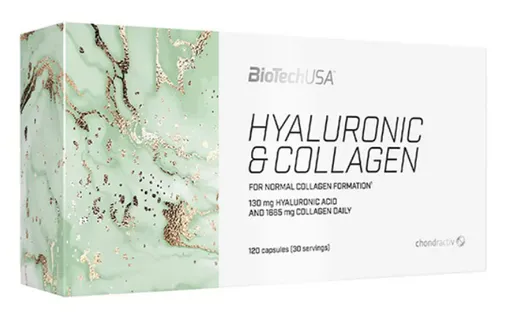 BioTechUSA Hyaluronic & Collagen 120 kapsúl
