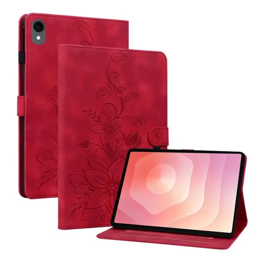 ART LILY Zaklápacie puzdro pre Samsung Galaxy Tab S11 červené